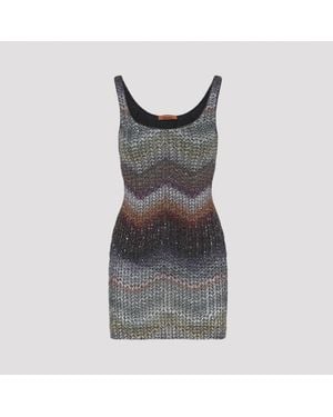 Missoni Caperdoni Mini Dress - Gray