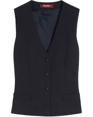 Max Mara Madia Gilet - Blue