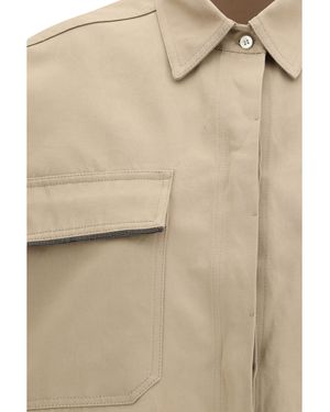 Brunello Cucinelli Shirts - Natural