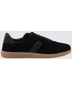 Tom Ford Leather Sneakers - Black