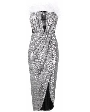 Nervi Dress Polyester: 100 - Gray