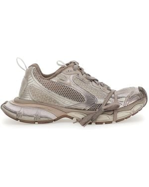 Balenciaga 3Xl Low Top Trainers With Logo Detail - Grey