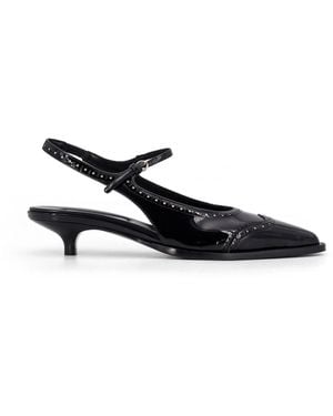 Miu Miu Patent Leather Décolleté - White