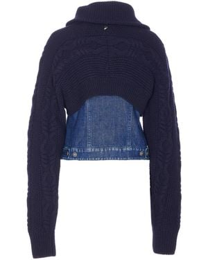 Dondup Coats Cotton - Blue