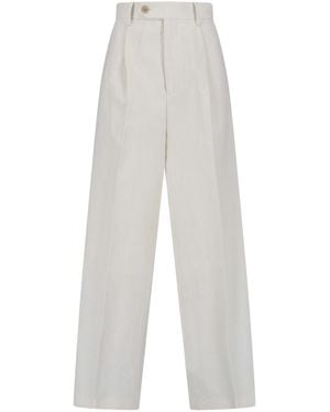 AURALEE Trousers Wool - White