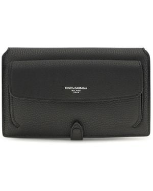 Dolce & Gabbana Calfskin Crossbody Minibag Calf Suede - Black