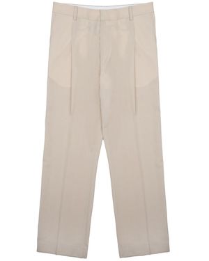 BE ABLE Pants Sandy Sabbia Wool - White