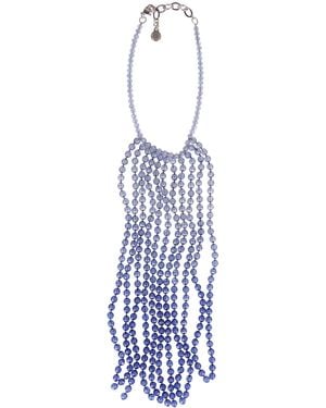 Emporio Armani Necklace With Decorative Beads - Blue