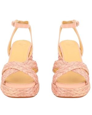 Castañer Woven Raffia Sandal Polypropylene - Natural