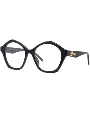 Loewe Eyeglasses Square Full Rim, Frame And Clear Demo Lenses Lens Lw50053I001 Sunglasses - Black