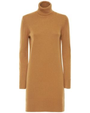 Michael Kors Ribbed Knit Dress - Brown
