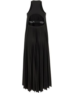 Sportmax Stretch Satin Abadani123 Dress in Black | Lyst