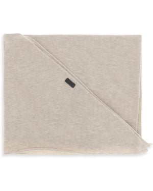 Brunello Cucinelli Cashmere Scarf Kashmir/Capra Hircus Scarfs - White