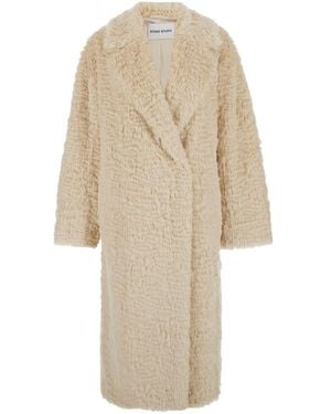 Stand Studio Nicole Long Coat - Natural