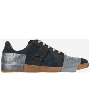Maison Margiela Lace Up Trainers - Blue
