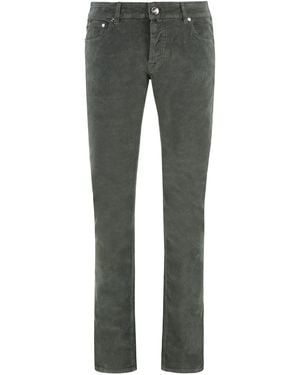 Moorer Credi Corduroy Pants - Gray