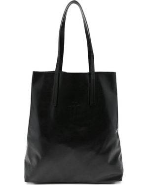 forte_forte Shopper Grande Vitello Bag - Black