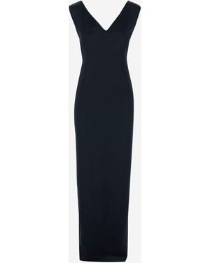 Stephan Janson Happy Silk Long Dress - Blue