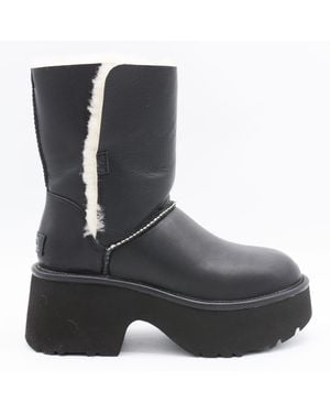 UGG Leather Esme Boots - Black