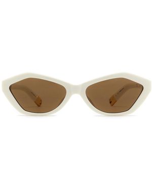 Jacquemus Les Lunettes Bambino Jac42 C3 Acetate Occhiali Sole - Brown