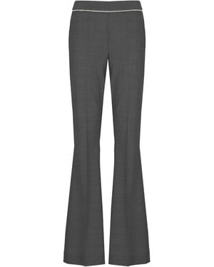 D.exterior Virgin Wool Pants - Gray