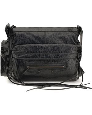 Balenciaga Le City Multipocket Medium Shoulder Bag - Black