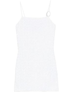 Oséree Dress Sequin-Embellished - White