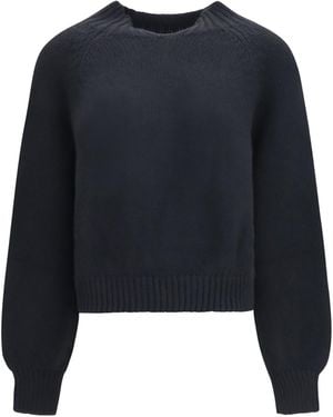 KHAITE Cain Cashmere Sweater Kashmir/Capra Hircus - Blue