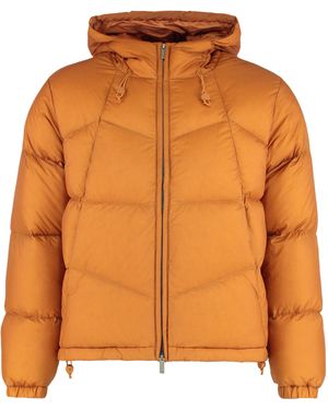 K-Way Short Padded Down Jacket Polyester - Orange