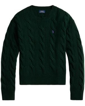 Ralph Lauren Cable Knit Sweater - Green