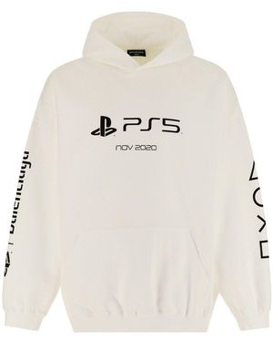 Balenciaga X Sony Playstation 5 Boxy T-Shirt in White for