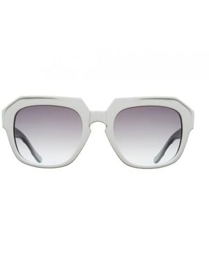 Saturnino 69 Neck-Thru Celluloid Occhiali Sole - Grey