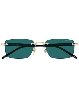 Montblanc Sunglasses Metal Eyewear - Green