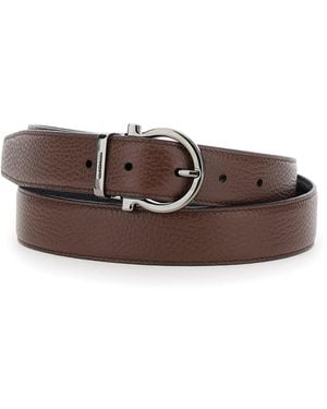 FERRAGAMO ● 牛革ベルト Brown Brown Ferragamo Belts for Men | Lyst