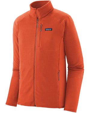 Patagonia R1 Jkt Textured Grid Active Jacket - Orange