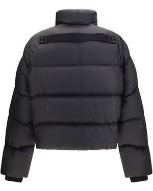Rick Owens Turtle High-Neck Padded Jacket - Blue