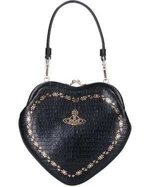 Vivienne Westwood Belle Heart Bag - Black