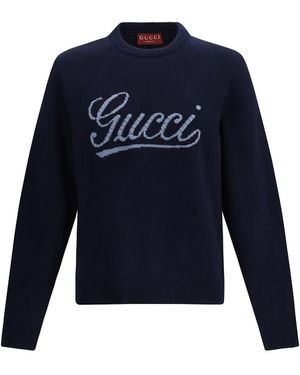 Gucci Wool Jumper - Blue