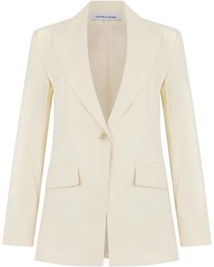Veronica Beard Blazer Cotton Blazers - White
