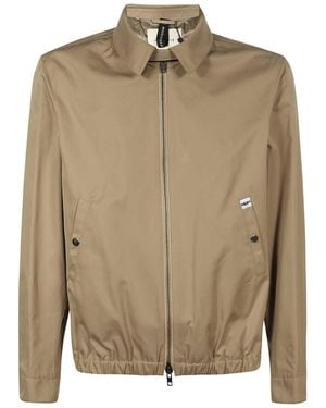Mackintosh Cotton Full-Zip Jacket - Natural