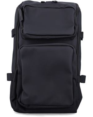 Rains Trail Cargo Waterproof Backpack Polyester Coating - Black