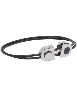 Ferragamo Bijoux Brass Calf Leather - Black