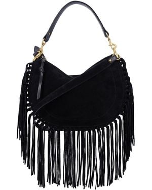 Isabel Marant Oskan Soft Zip Bag - Black