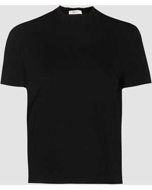 The Row Cotton Wesler T-Shirt - Black