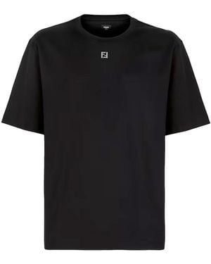 Fendi T-Shirts And Polos - Black