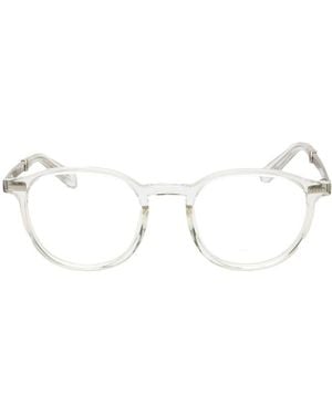 Philipp Plein Eyeglasses Round Full Rim, Shiny Crystal Frame And Clear Demo Lenses Lens Vpp057M0880 - Multicolor