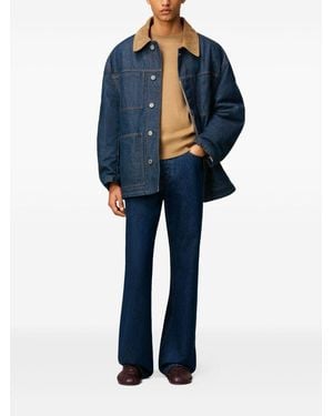 Ami Paris Worker Denim Jacket - Blue