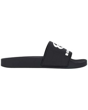 Balenciaga Sandals Polyurethane - Black