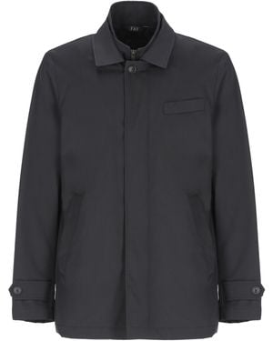Fay Morning Coat Jacket - Black