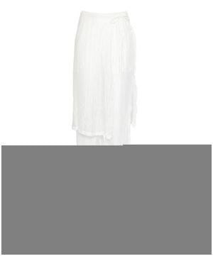 LA PISCINE Wrinkled Trousers Set - Grey